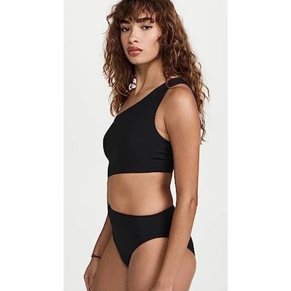 Tory Burch Women's Cut Out Solid One Piece Swimsuit Size L NWOT - Picture 8 of 12